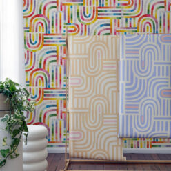 Maze Time Wallpaper • White Rainbow • Insitu