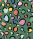 Rainbow Leopard Wallpaper • Deep Green • Swatch