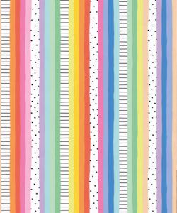Rainbow Wall Mural • Bright White • Swatch