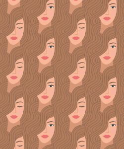Stronger Together Wallpaper • Brown • Swatch