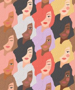 Stronger Together Wallpaper • Multi • Swatch