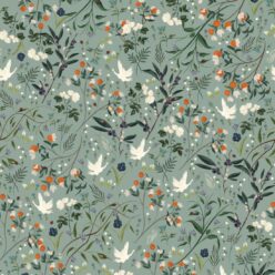 Bespoke Cranes Wallpaper • Blue • Swatch
