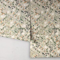 Bespoke Cranes Wallpaper • Oatmeal • Rolls