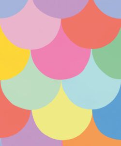 Happy Scales Mural • Bright • Swatch