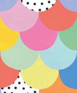 Happy Scales Mural • Bright Spot • Swatch