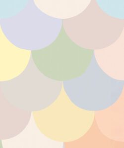 Happy Scales Mural • Natural • Swatch