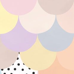 Happy Scales Mural • Pastel Spot • Swatch