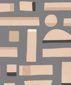 Shape Play Mural • Grey • Swatch