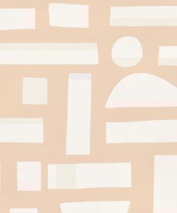 Shape Play Mural • Mother of Pearl • Swatch