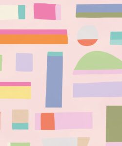 Shape Play Mural • Pink • Swatch