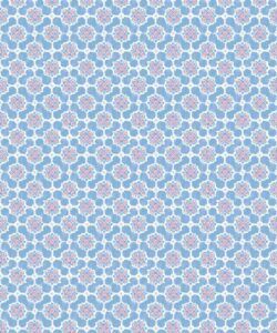 Whimsical Wallpaper • Sky Blue • Swatch