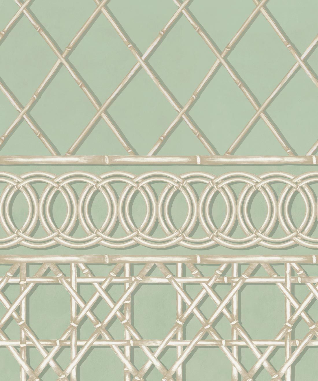 Colony Frieze Mural • Sage & Cane • Swatch