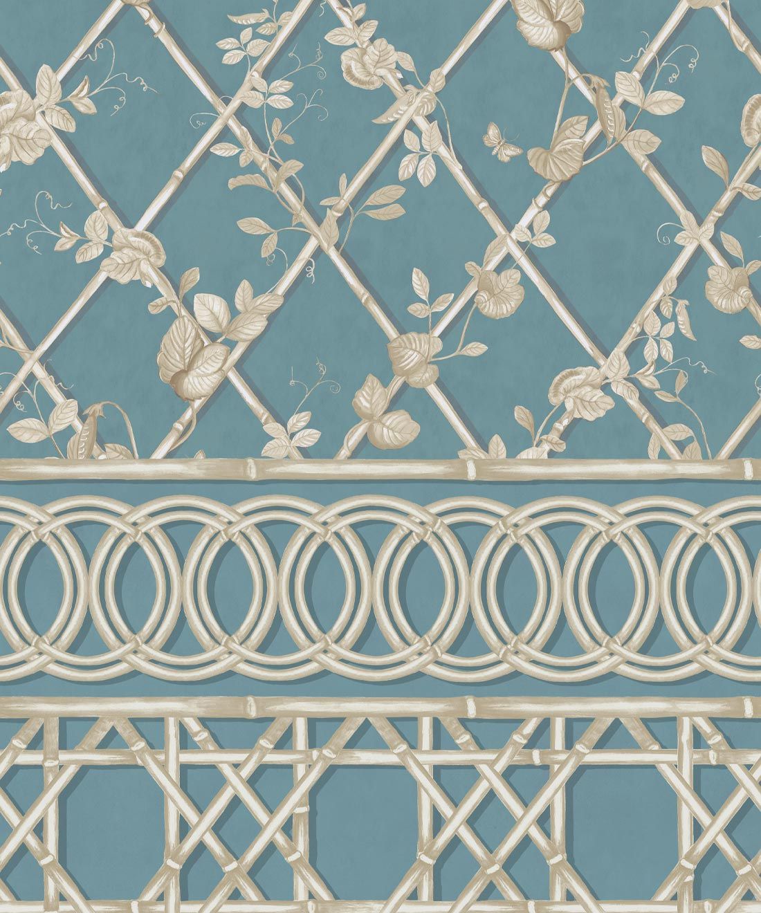 Ivy Frieze Mural • Provence & Cane • Swatch