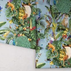 Festa Wallpaper • Blue • Rolls