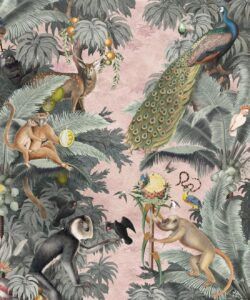 Arcadia Wallpaper • Pink • Swatch