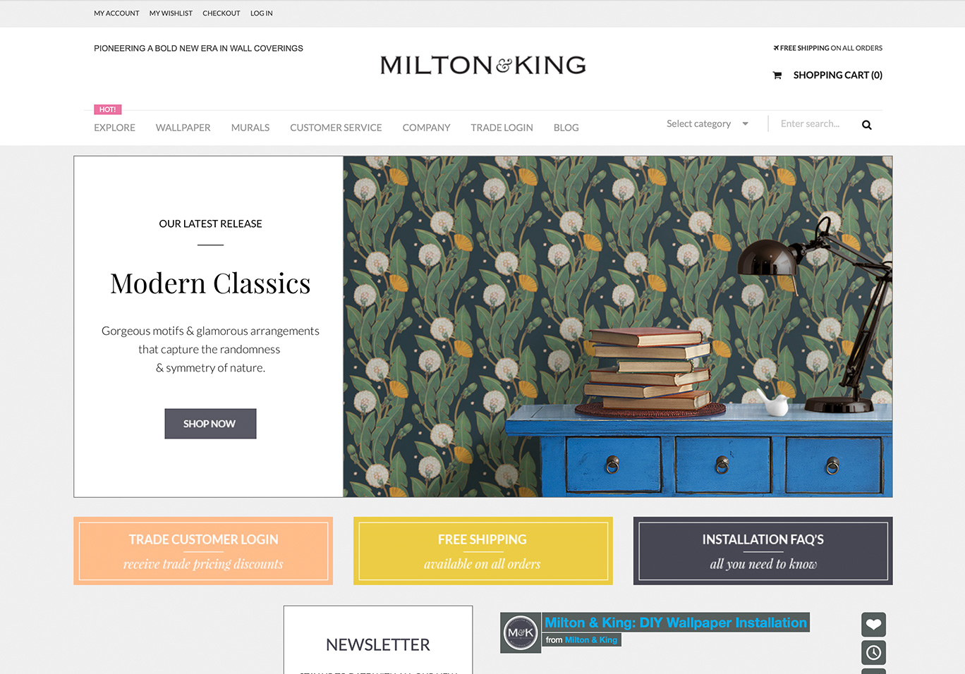 Old Milton & King website