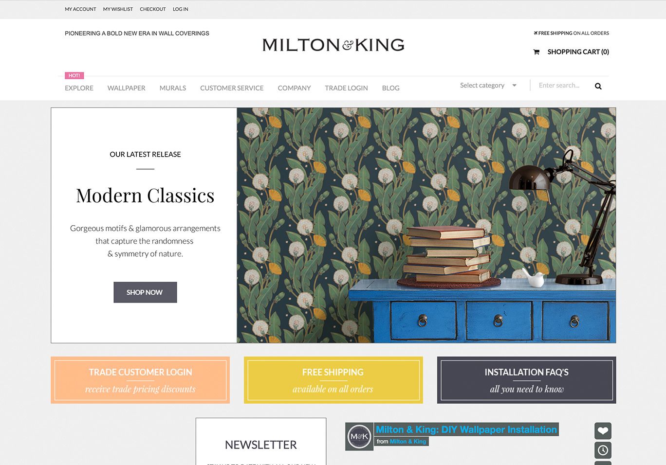 Old Milton & King website