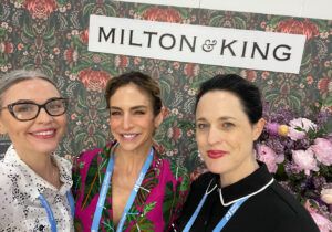 Hayley, Karissa, and Felicity at the New York Design Tradeshow