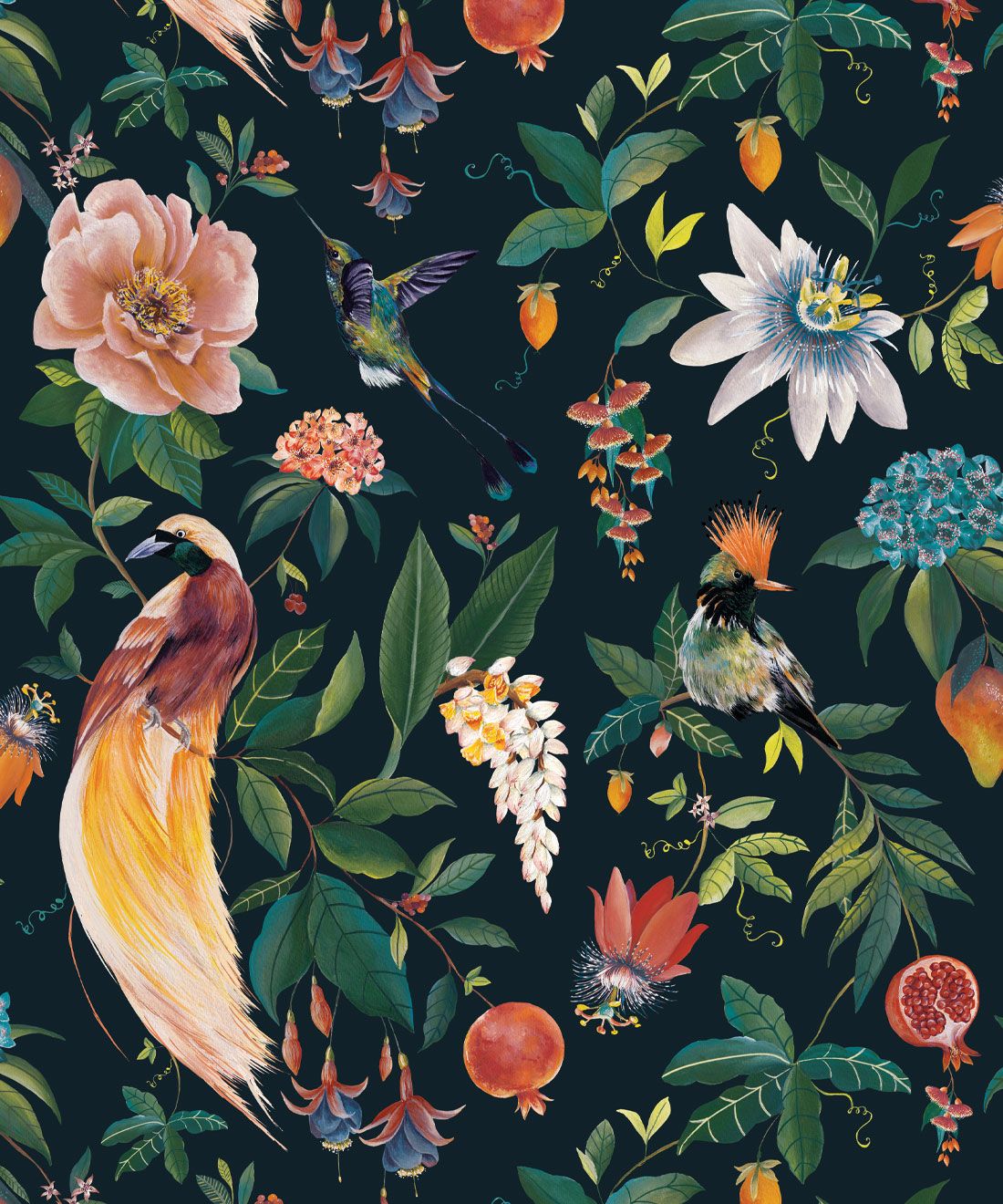 Gardenia Wallpaper • River • Swatch
