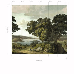 English Landscape Mural • Original • Panels