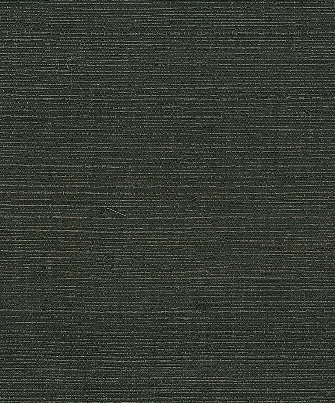 Winter Sisal Grasscloth Wallpaper - Black