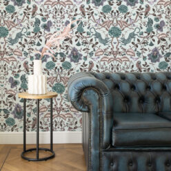 Playful Tiger Wallpaper • Ice • Insitu