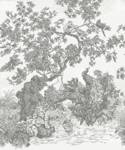 Sinharaja Mural • Gray • Swatch