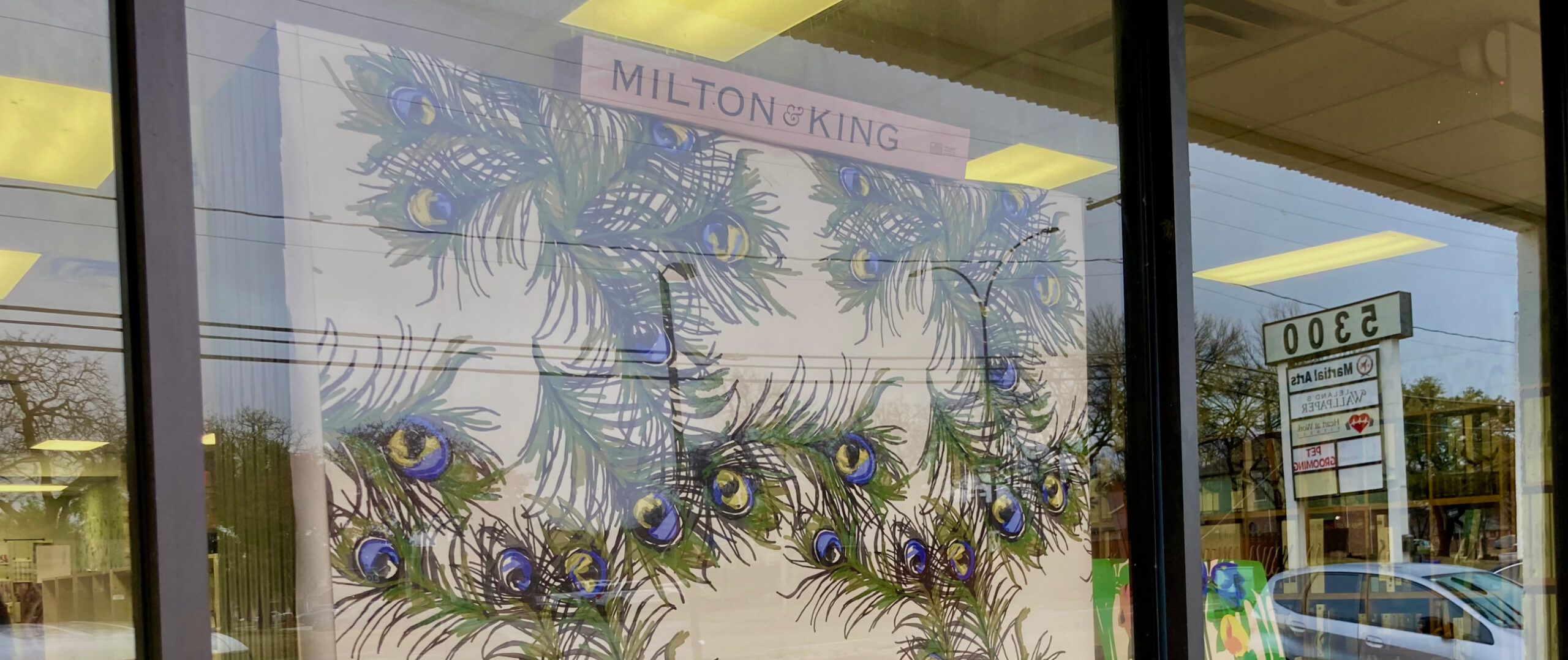 Leland's Wallpaper • Showroom window