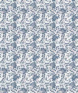 Cherry Blossom Wallpaper • Indigo Ivory • Swatch