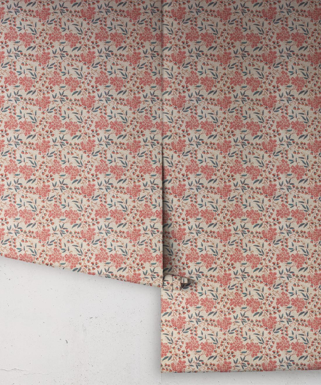 Cherry Blossom Wallpaper • Poppy Natural • Rolls