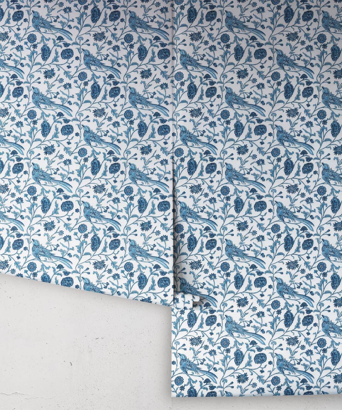 Vintage Bluebirds Wallpaper • Rolls