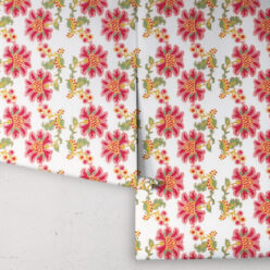 French Floral Wallpaper • Multi Ivory • Rolls
