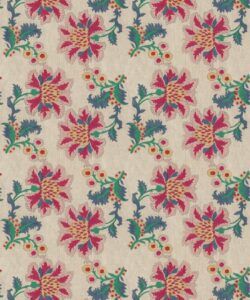 French Floral Wallpaper • Multi Natural • Swatch