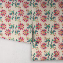 French Floral Wallpaper • Multi Natural • Rolls