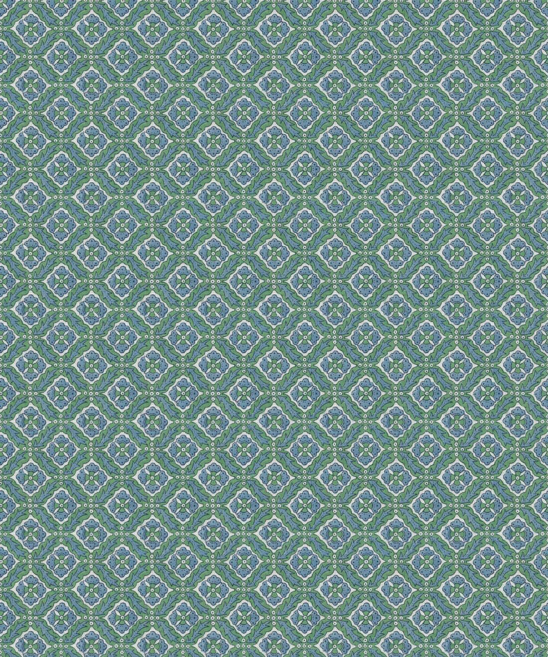 Istanbul Wallpaper • Green Sky Ivory • Swatch