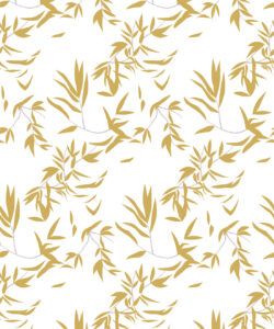 Bamboo Leaves Wallpaper • Antique Moss • Swatch