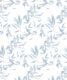 Bamboo Leaves Wallpaper • Dusty Blue • Swatch