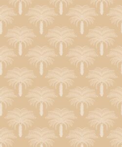 Desert Palm Wallpaper • Honey Peach • Swatch