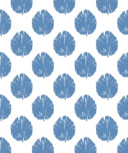 Fans Wallpaper • Classic Blue • Swatch