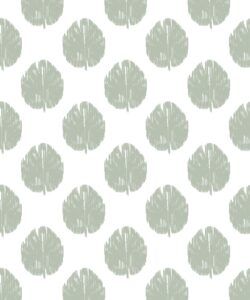 Fans Wallpaper • Seafoam • Swatch