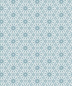 Marrakesh Wallpaper • Bosco Blue • Swatch
