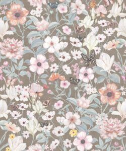 Barney Vintage Wallpaper • Sable • Swatch