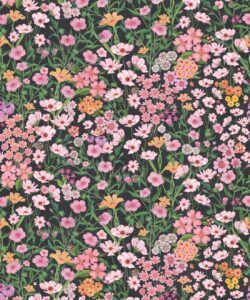Barneys Fields Wallpaper • Charcoal Linen • Swatch