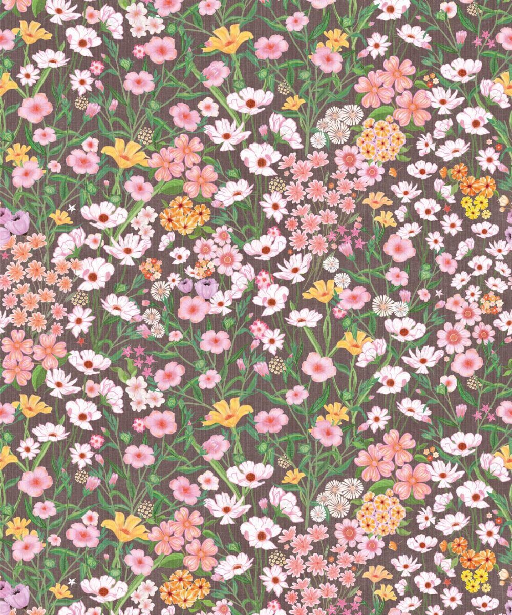 Barney's Fields Wallpaper • Scattered Wildflowers • Milton & King