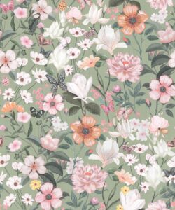 Barney Joy Wallpaper • Apple Linen • Swatch