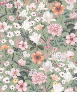 Barney Joy Wallpaper • Apple Linen • Swatch