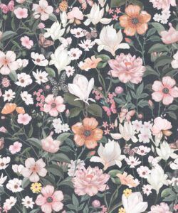 Barney Joy Wallpaper • Denim • Swatch