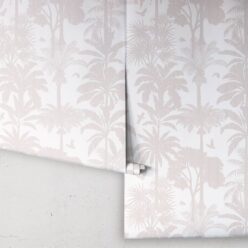 Cockatoo Palms Wallpaper • Dew Waters • Rolls