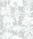 Cockatoo Palms Wallpaper • Stella Linen • Swatch