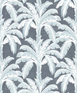 Havana Banana Wallpaper • Bee Denim Linen • Swatch